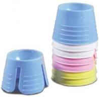 Prehma Disposable Dappen Dishes in assorted colors, Box of 1000.