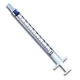 General Use Syringes, 1 mL BD Luer-Lok Syringe sterile, single use polycarbonate, 100/bx