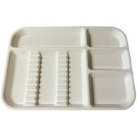 Divided Tray, Size A (Chayes) , White, Each