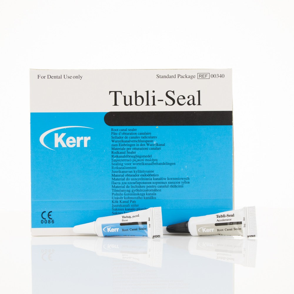 Tubli-Seal Zinc Oxide Eugenol Root Canal Sealer, 10gm Base, 3.5gm Accelerator & Mixing Pad