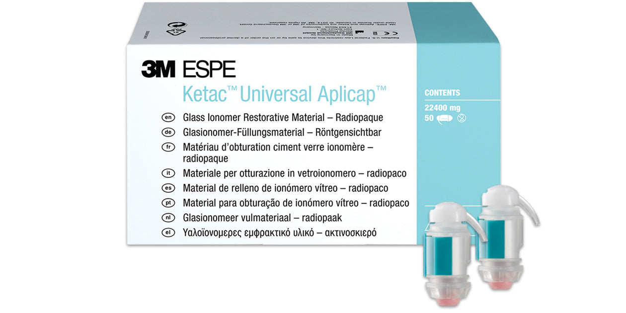 3M Ketac Molar Aplicap Glass Ionomer Restorative, A1 Ketac-Molar Aplicap, 50/pk