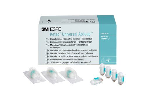 3M Ketac Fil Plus Aplicap Glass Ionomer Restorative, A1 Ketac-Fil Aplicap, 50/pk