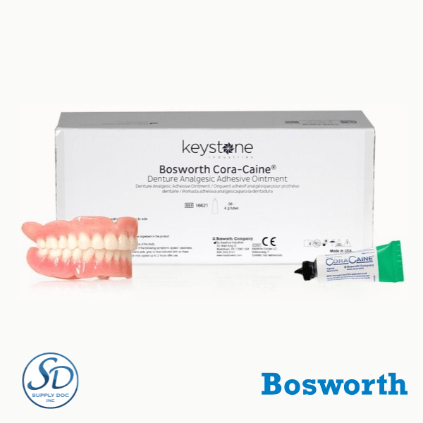 Bosworth Cora-caine - Denture Pain-relieving Adhesive Ointment - image