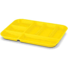 Divided Tray, Size B (Ritter) , Neon-Yellow, Each