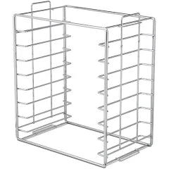 Tray Rack, Chrome, For Size B Tray (Stackable), (14"W X 9_"D X 14"H) Capacity : 8