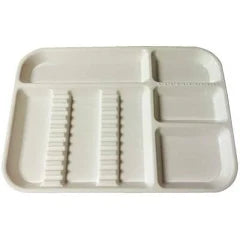 Divided Tray, Size B (Ritter) , White, Each