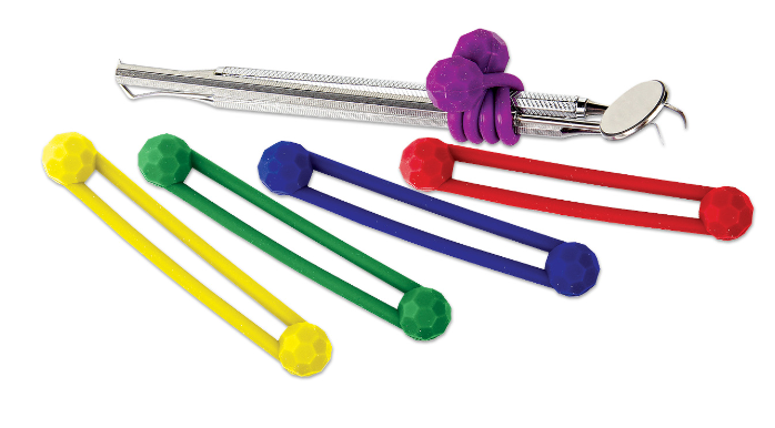 Silicone Instrument Ties, (6 Pcs/Bag)