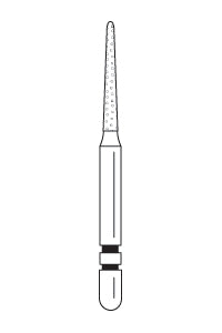 Two Striper Ultra-Premium Diamond Burs, Curettage K, 5/Pkg