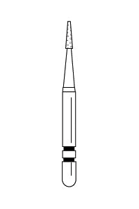 Two Striper Ultra-Premium Diamond Burs, Interproximal Trimmer, 5/Pkg