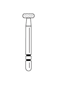 Two Striper Ultra-Premium Diamond Burs, Wheel, 5/Pkg