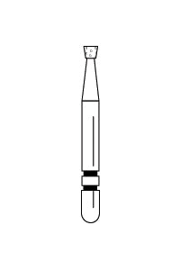 Two Striper Ultra-Premium Diamond Burs, Inverted Cone, 5/Pkg