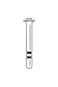 Two Striper Ultra-Premium Diamond Burs, Depth Cut, 5/Pkg