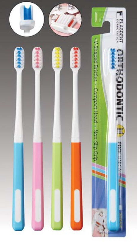 Orthodontics V-Shaped Toothbrush