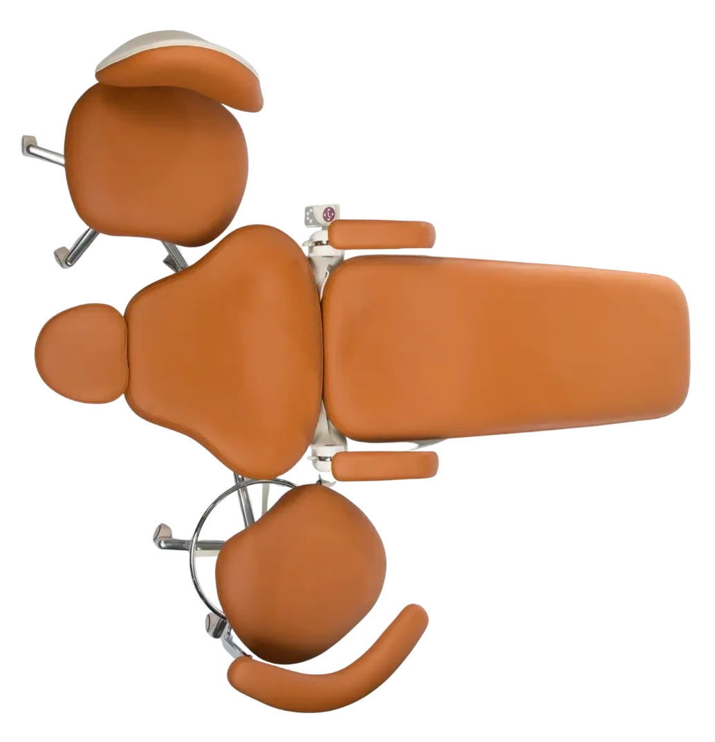 Dental operatory chair with matching stools