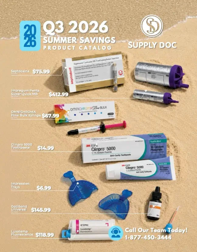 Supply Doc Q3 2026 Summer Savings product catalog cover